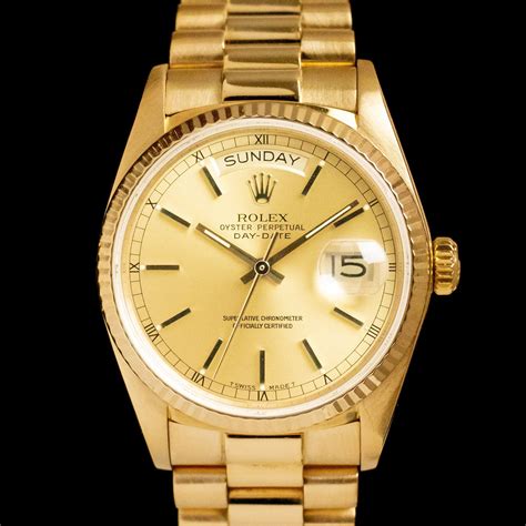 rolex day date watch history.